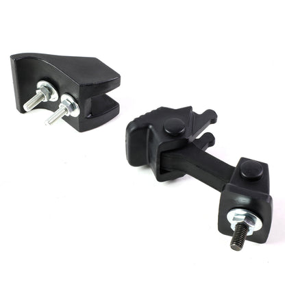 PORTAEUIPAJE HOOD LATCH LOCK - 07-17 JEEP WRANGLER - PAIR - MATTE BLACK