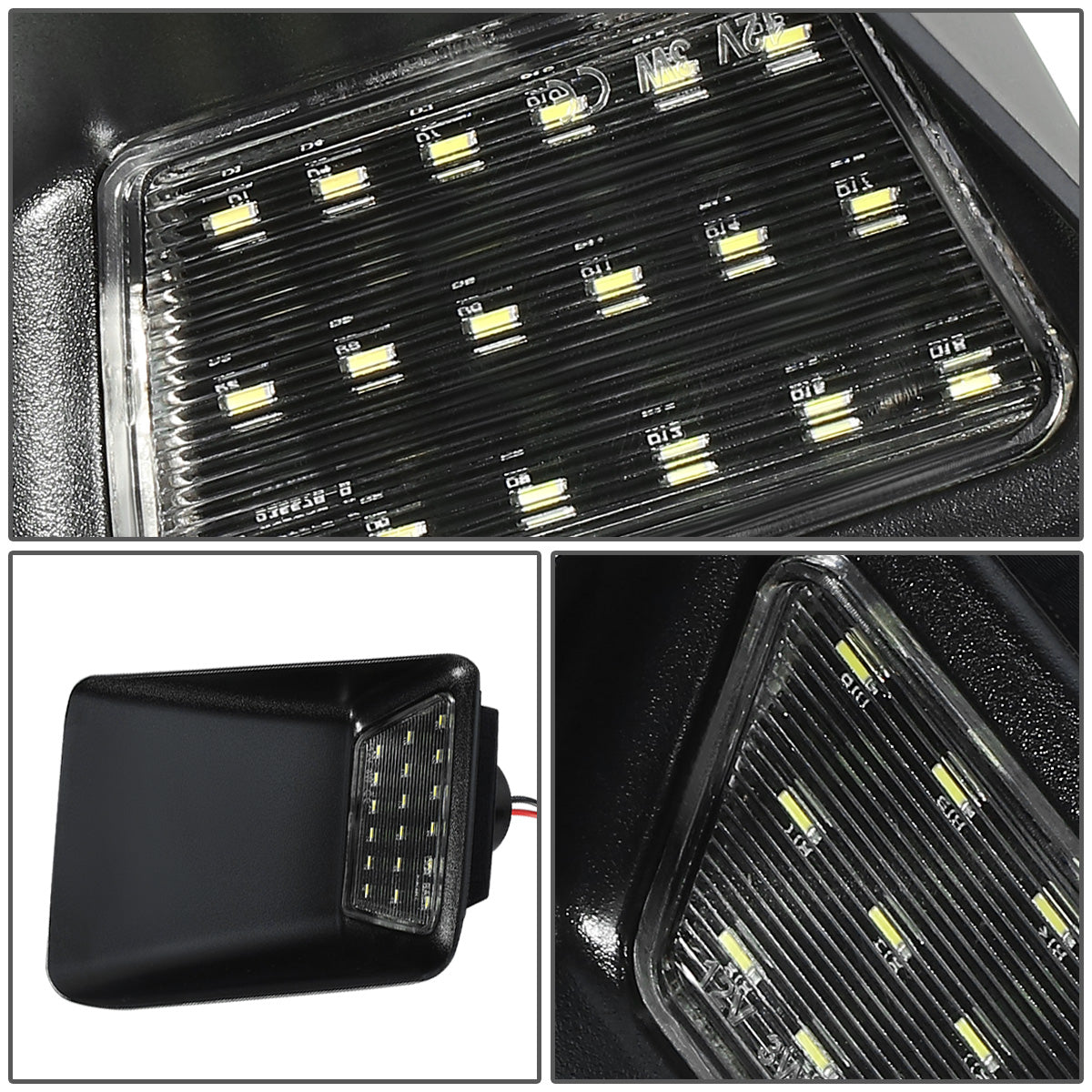 ACCESORIOS 04-12 CHEVY COLORADO/04-12 GMC CANYON - ABS PLASTIC HOUSING / POLYCARBONATE LENS - BLACK / CLEAR