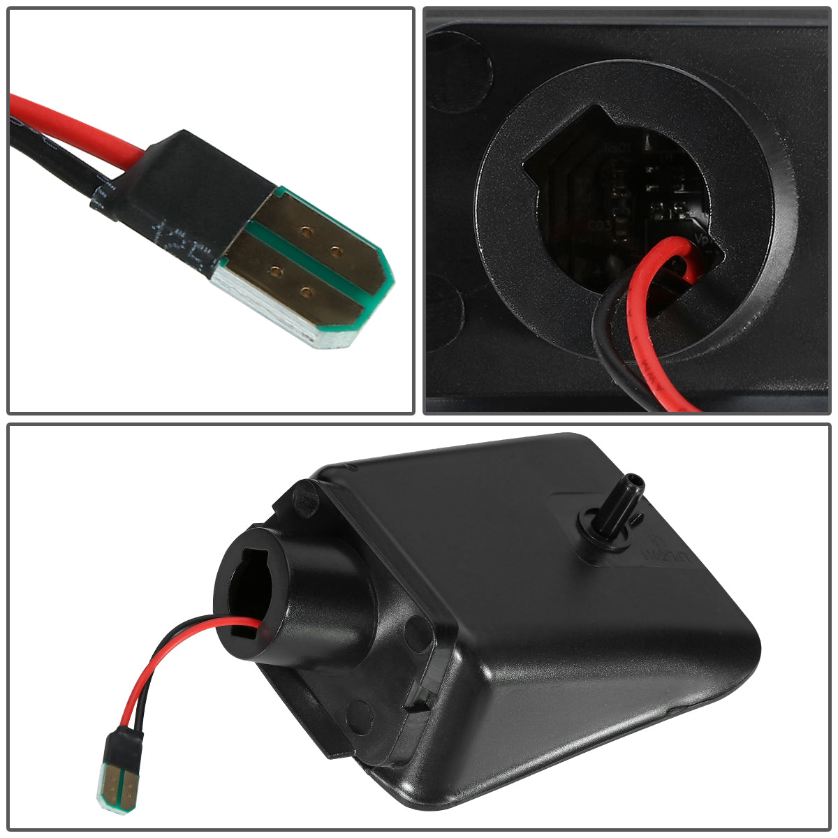 ACCESORIOS 04-12 CHEVY COLORADO/04-12 GMC CANYON - ABS PLASTIC HOUSING / POLYCARBONATE LENS - BLACK / CLEAR