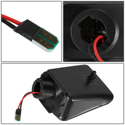 ACCESORIOS 04-12 CHEVY COLORADO/04-12 GMC CANYON - ABS PLASTIC HOUSING / POLYCARBONATE LENS - BLACK / CLEAR