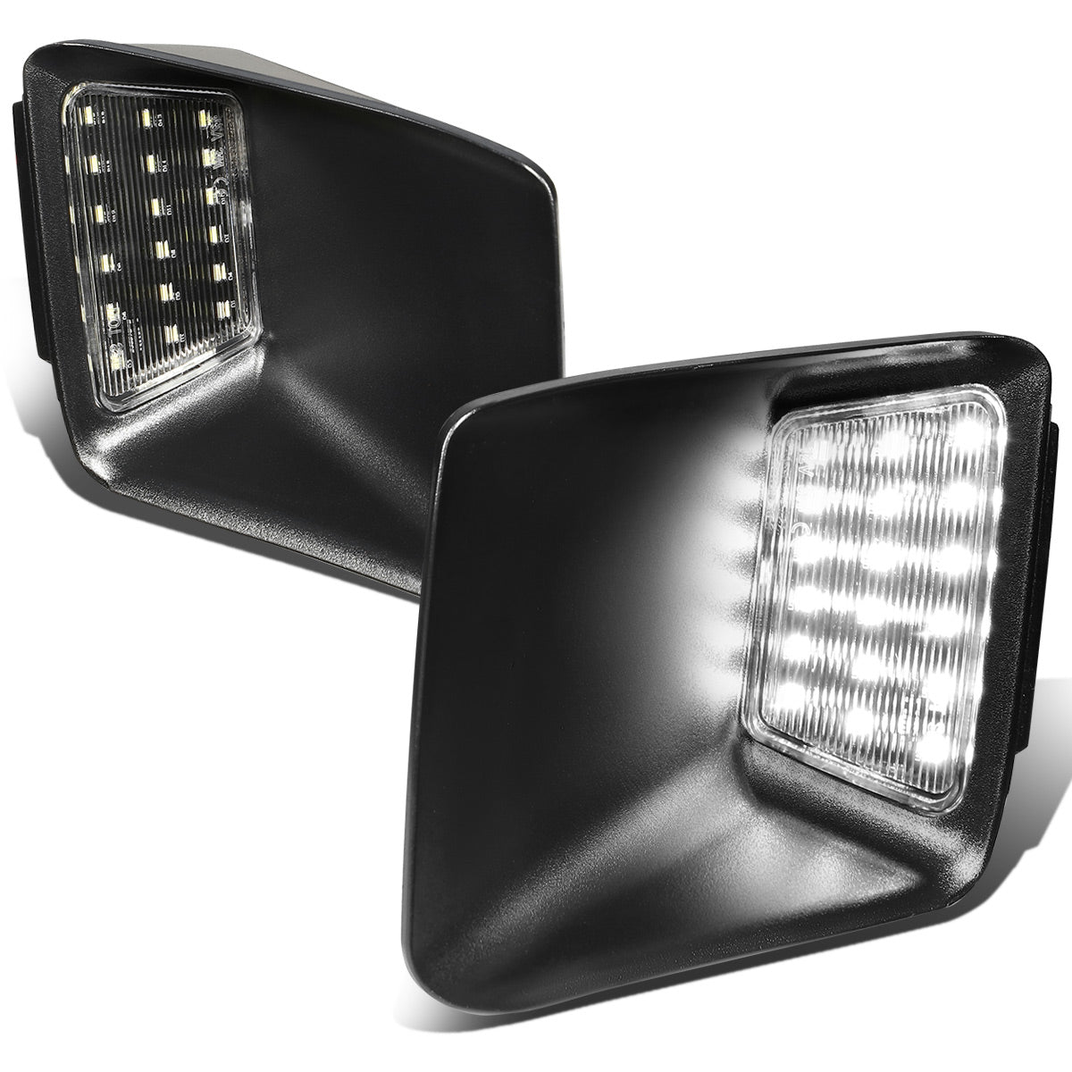 ACCESORIOS 04-12 CHEVY COLORADO/04-12 GMC CANYON - ABS PLASTIC HOUSING / POLYCARBONATE LENS - BLACK / CLEAR