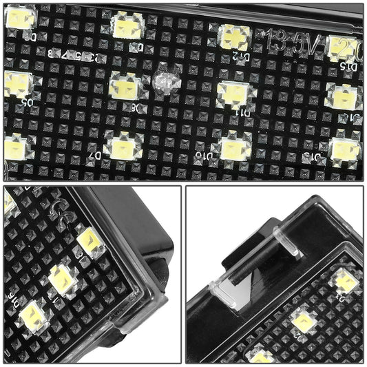 ACCESORIOS 08-10 CADILLAC CTS SEDAN - ABS PLASTIC HOUSING / POLYCARBONATE LENS - BLACK / CLEAR