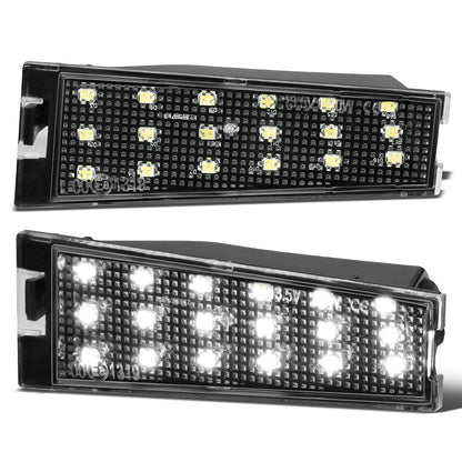 ACCESORIOS 08-10 CADILLAC CTS SEDAN - ABS PLASTIC HOUSING / POLYCARBONATE LENS - BLACK / CLEAR