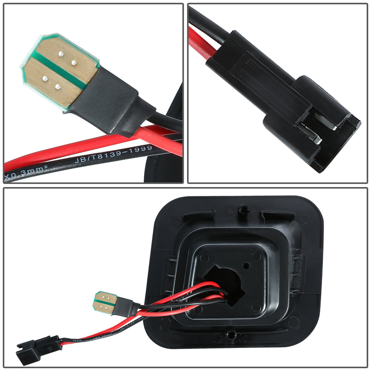 ACCESORIOS 06-10 DODGE RAM 1500/ 03-10 DODGE RAM 2500/ 03-10 DODGE RAM 3500/ 11-18 RAM 1500/19-21 RAM 1500 CLASSIC/11-18 RAM 2500/11-18 RAM 3500 - ABS PLASTIC HOUSING / POLYCARBONATE LENS - BLACK / CLEAR