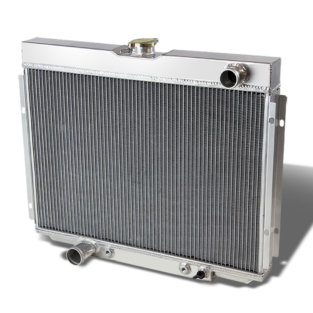 RADIADOR DE ALUMINIO RADIATOR - 3 ROWS - 67-70 FORD MUSTANG/FALCON/FAIRLANE/MERCURY COUGAR V8