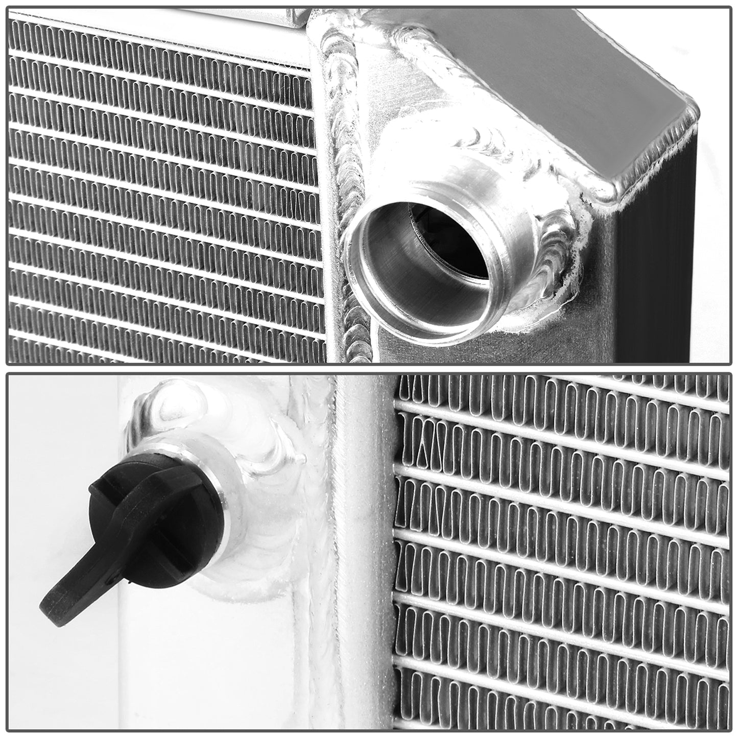 RADIADOR DE ALUMINIO RADIATOR - 3 ROWS - 66-77 FORD BRONCO