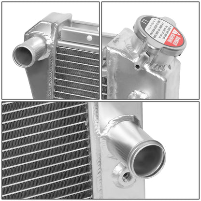 RADIADOR DE ALUMINIO RADIATOR - 3 ROWS - 82-92 CHEVY CAMARO, PONTIAC FIREBIRD, PONTIAC TRANS AM - FITS 2.5L, 3.1L, 3.8L V6, 305/ 350 CU V8 MODELS ONLY - FITS AUTOMATIC, MANUAL TRANSMISSION MODELS - MODIFICATION MIGHT BE REQUIRED FOR 2.8L V6 MODELS