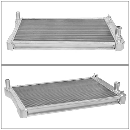 RADIADOR DE ALUMINIO RADIATOR - 3 ROWS - 82-92 CHEVY CAMARO, PONTIAC FIREBIRD, PONTIAC TRANS AM - FITS 2.5L, 3.1L, 3.8L V6, 305/ 350 CU V8 MODELS ONLY - FITS AUTOMATIC, MANUAL TRANSMISSION MODELS - MODIFICATION MIGHT BE REQUIRED FOR 2.8L V6 MODELS