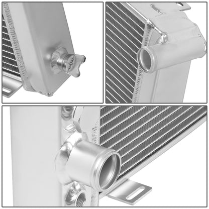 RADIADOR DE ALUMINIO RADIATOR - 3 ROWS - 91-01 JEEP CHEROKEE I6 / 95-00 JEEP CHEROKEE SE SPORT I4 / 91-92 JEEP COMANCHE 4.0L I6