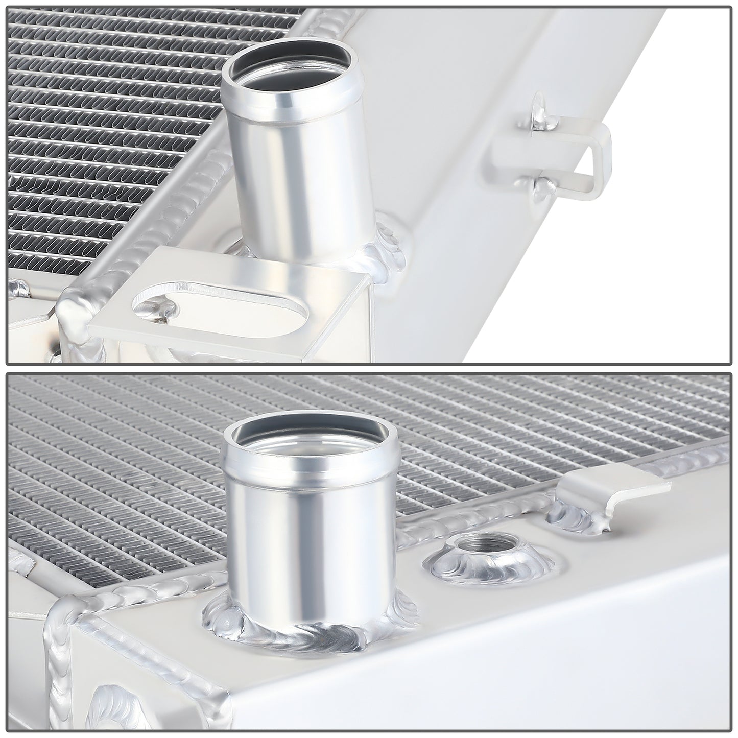 RADIADOR DE ALUMINIO RADIATOR - 2 ROWS - 02-05 CADILLAC ESCALADE / 07-13 CHEVROLET CHEYENNE / 99-13 CHEVROLET SILVERADO 1500 / 2007 CHEVROLET SILVERADO 1500 CLASSIC / 99-13 CHEVROLET SILVERADO 2500 / 03-06 CHEVROLET SONORA / 00-06 CHEVROLET SUBURBAN 1500