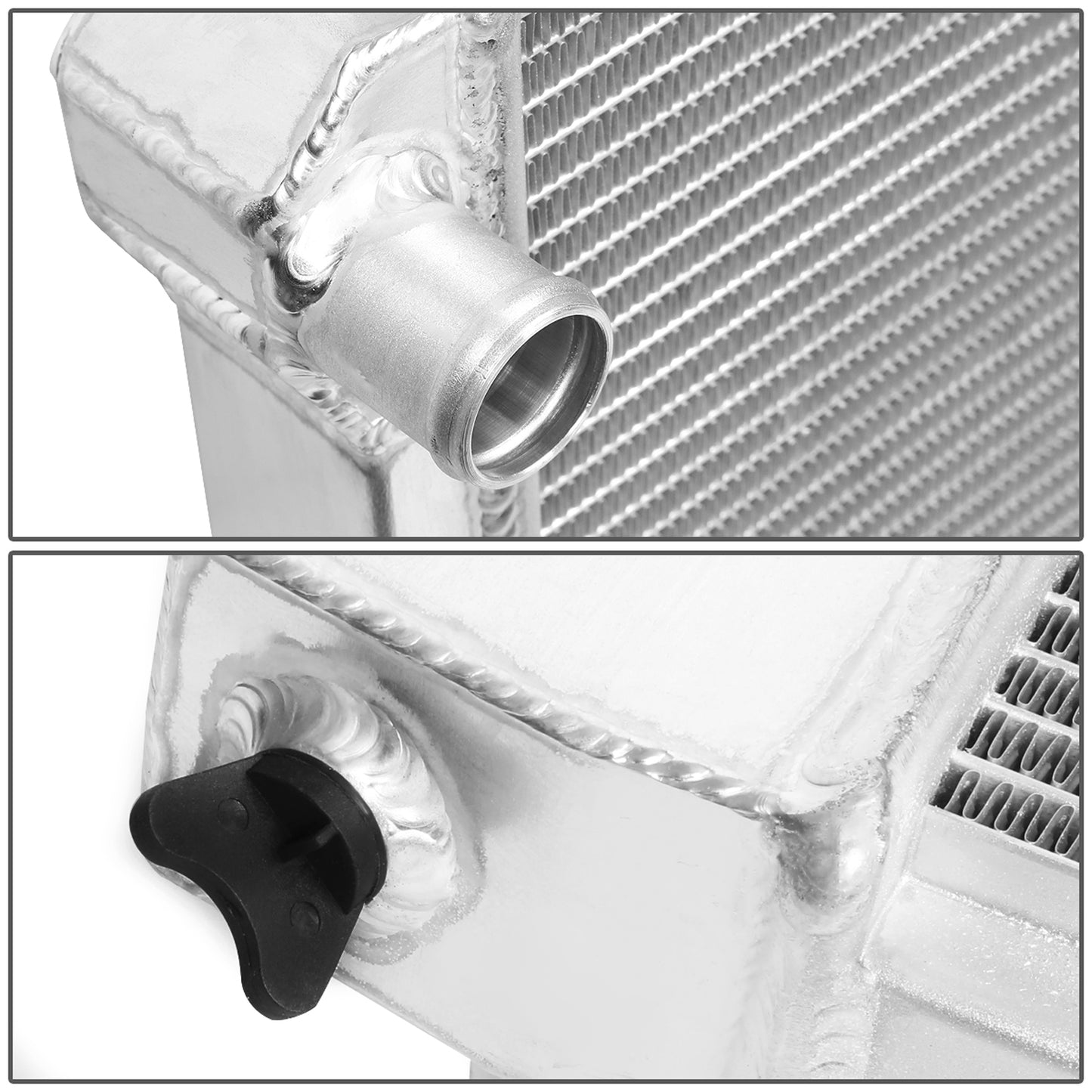 RADIADOR DE ALUMINIO RADIATOR - 3 ROWS - 71-77 CHEVRY VEGA V8 CONVERSION