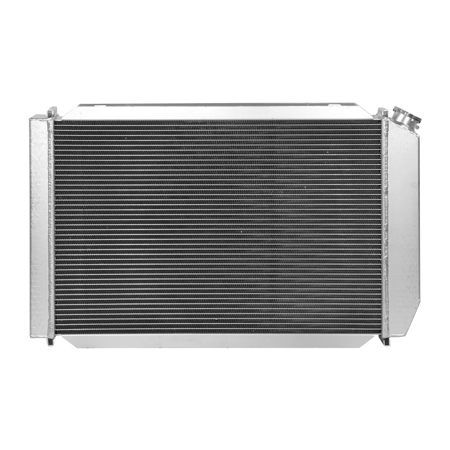 RADIADOR DE ALUMINIO RADIATOR - 3 ROWS - 79-93 FORD MUSTANG / 80-87 THUNDERBIRD, MERCURY COUGAR / 83-86 LTD, MARQUIS / 81-82 GRANADA / 80-83 FAIRMONT / 82-87 LINCOLN CONTINENTAL / 84-92 MARK VII / 80-86 CAPRI / 1985 GRAND MARQUIS / 78-83 ZEPHYR -