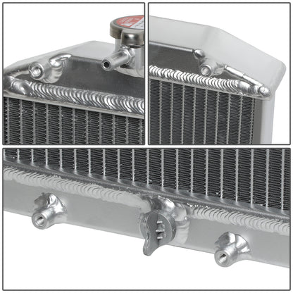 RADIADOR DE ALUMINIO RADIATOR - 1 ROWS - 92-00 HONDA CIVIC MT / 93-97 HONDA DEL SOL MT / 94-01 ACURA INTEGRA MT - ALL MANUAL TRANSMISSION ONLY