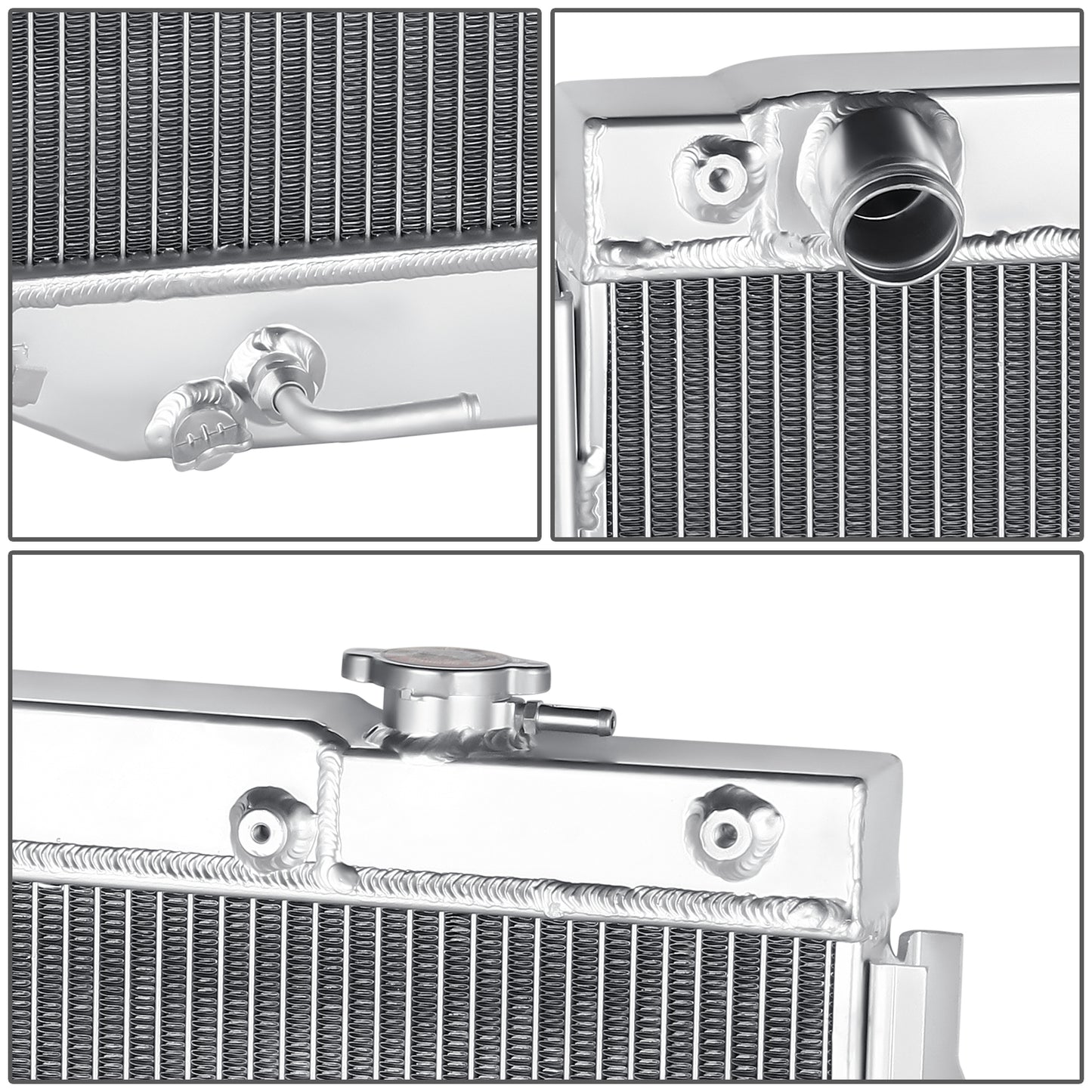 RADIADOR DE ALUMINIO RADIATOR - 3 ROWS - LEXUS LX450 96-97 / TOYOTA LAND CRUISER 93-97 - 4.5 L6 - ALUMINUM