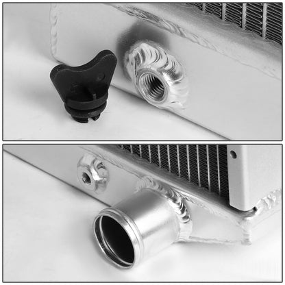 RADIADOR DE ALUMINIO RADIATOR - 3 ROWS - 62-67 CHEVY II, CHEVY NOVA