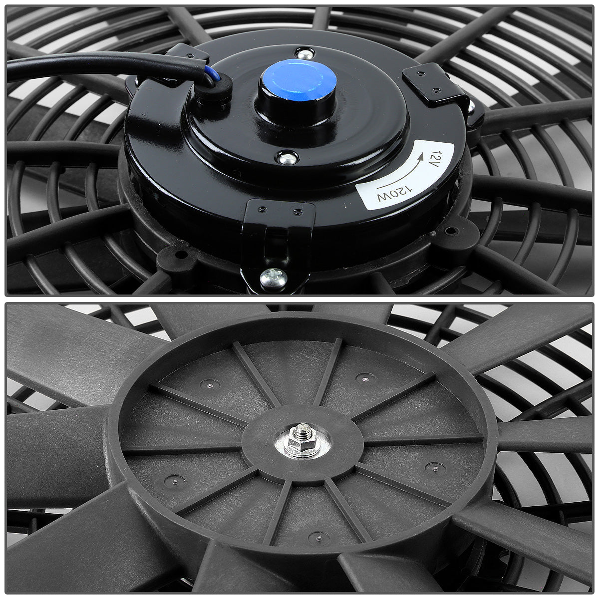 ABANICOS 16" - BLACK