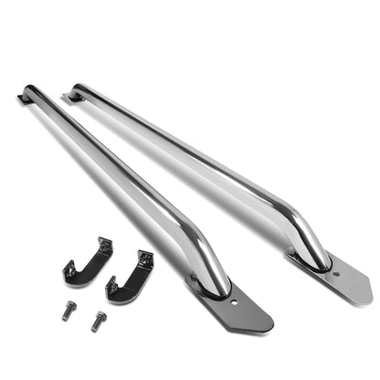 PORTAEQUIPAJE BED RAILS - 14-17 CHEVY SILVERADO 1500, GMC SIERRA 1500 8FT BED / 15-17 CHEVY SILVERADO 2500, 3500HD, GMC SIERRA 2500, 3500HD 8FT BED - CHROME