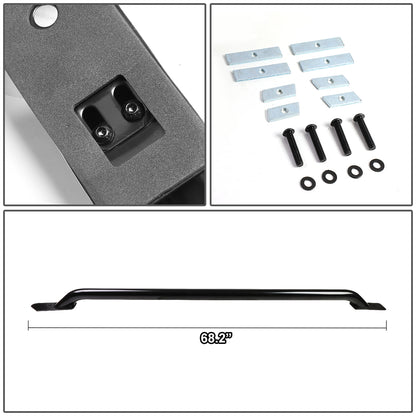 PORTAEQUIPAJE BED RAILS - 14-17 CHEVY SILVERADO 1500, GMC SIERRA 1500 6.5FT BED / 15-17 CHEVY SILVERADO 2500, 3500HD, GMC SIERRA 2500, 3500HD 6.5FT BED - BLACK
