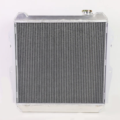 RADIADOR DE ALUMINIO RADIATOR + FAN SHROUD - 2 ROWS - 88-95 TOYOTA TACOMA, 4RUNNER AT 3.0 V6 - BLACK FAN