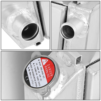 RADIADOR DE ALUMINIO RADIATOR + FAN SHROUD - 3 ROWS - 79-93 FORD MUSTANG / 80-87 THUNDERBIRD, MERCURY COUGAR / 83-86 LTD, MERCURY MARQUIS / 81-82 GRANADA / 80-83 FAIRMONT / 82-87 LINCOLN CONTINENTAL / 84-92 LINCOLN MARK VII / 80-86 CAPRI / 1985 GRAND
