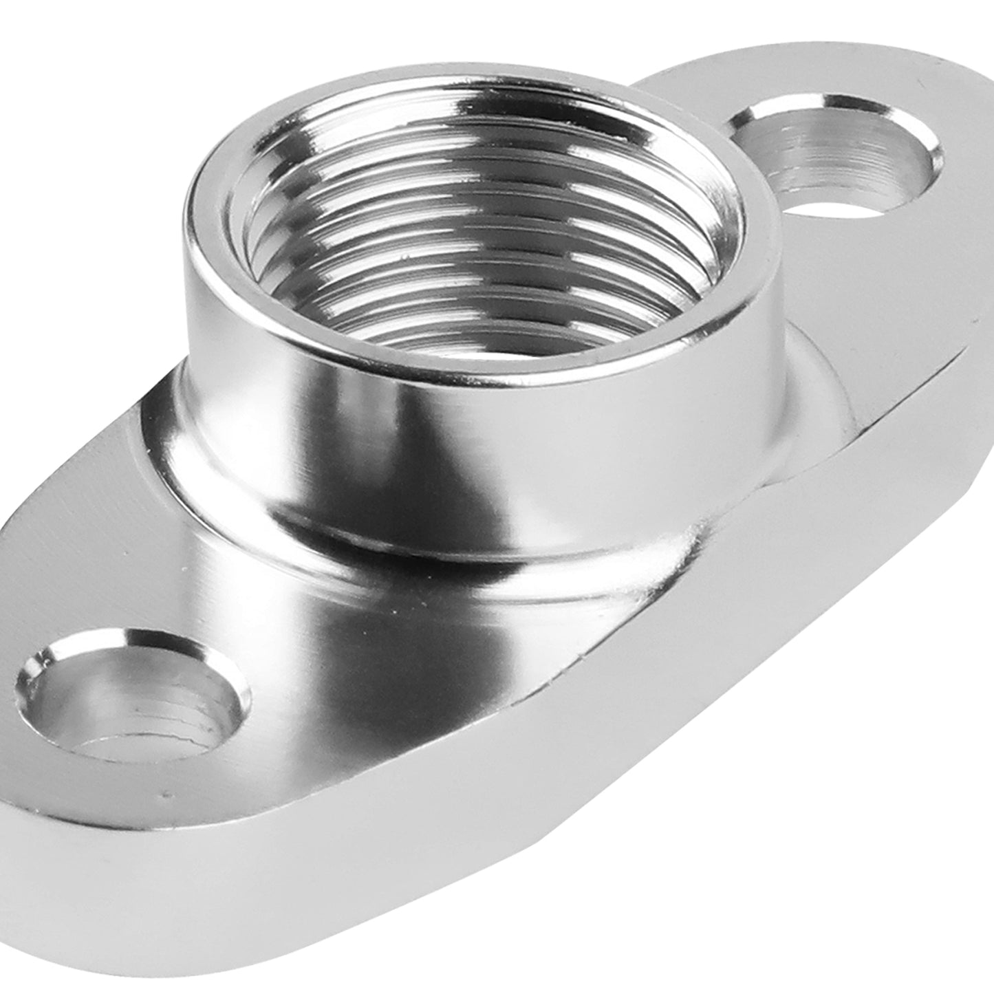 BURRERA TRASERA FLANGE W/ GASKET, FITTINGS + BOLTS - NO HOSE - 10 AN