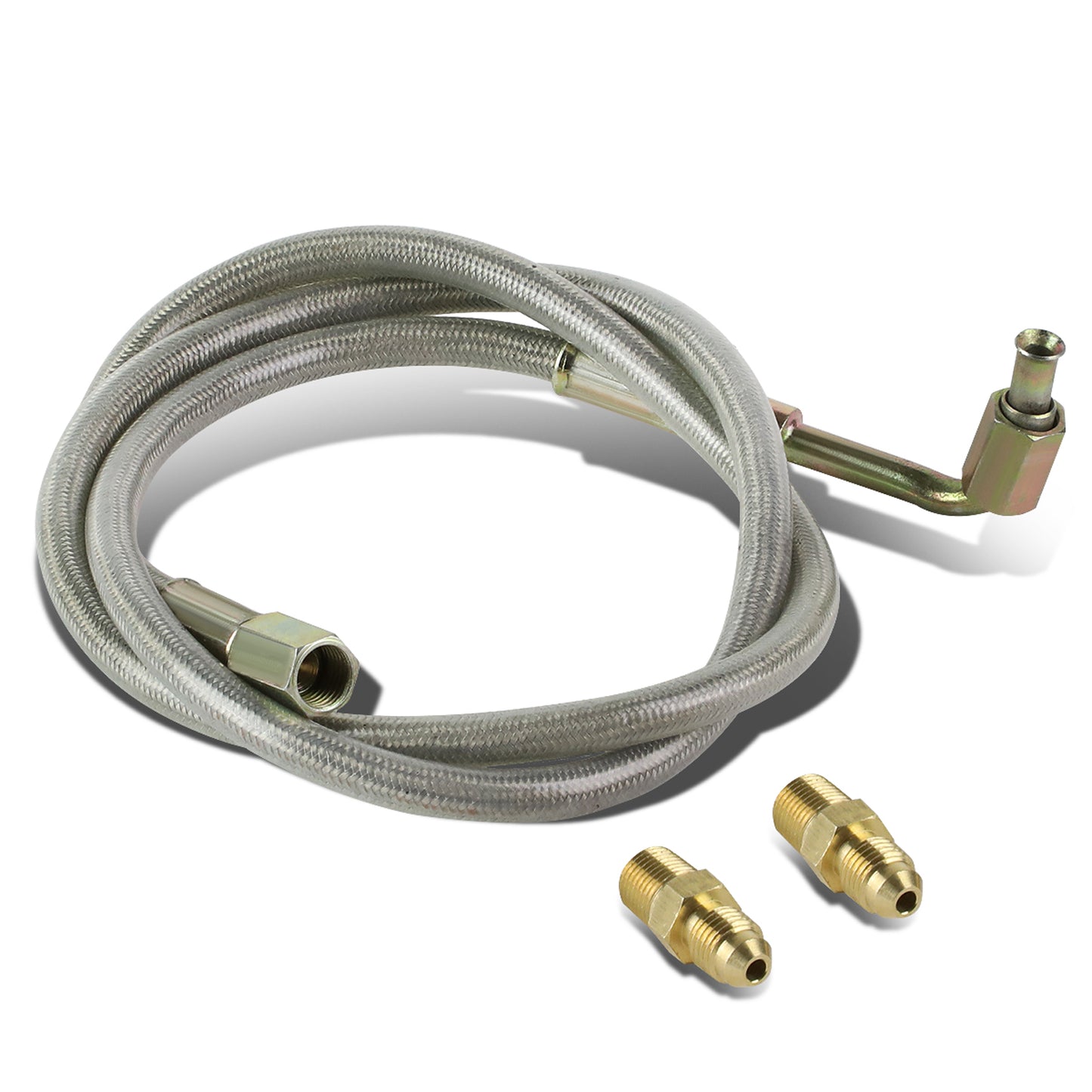 BURRERA TRASERA 90 DEGREE ON BOTH ENDS - W/ FITTINGS - 4AN