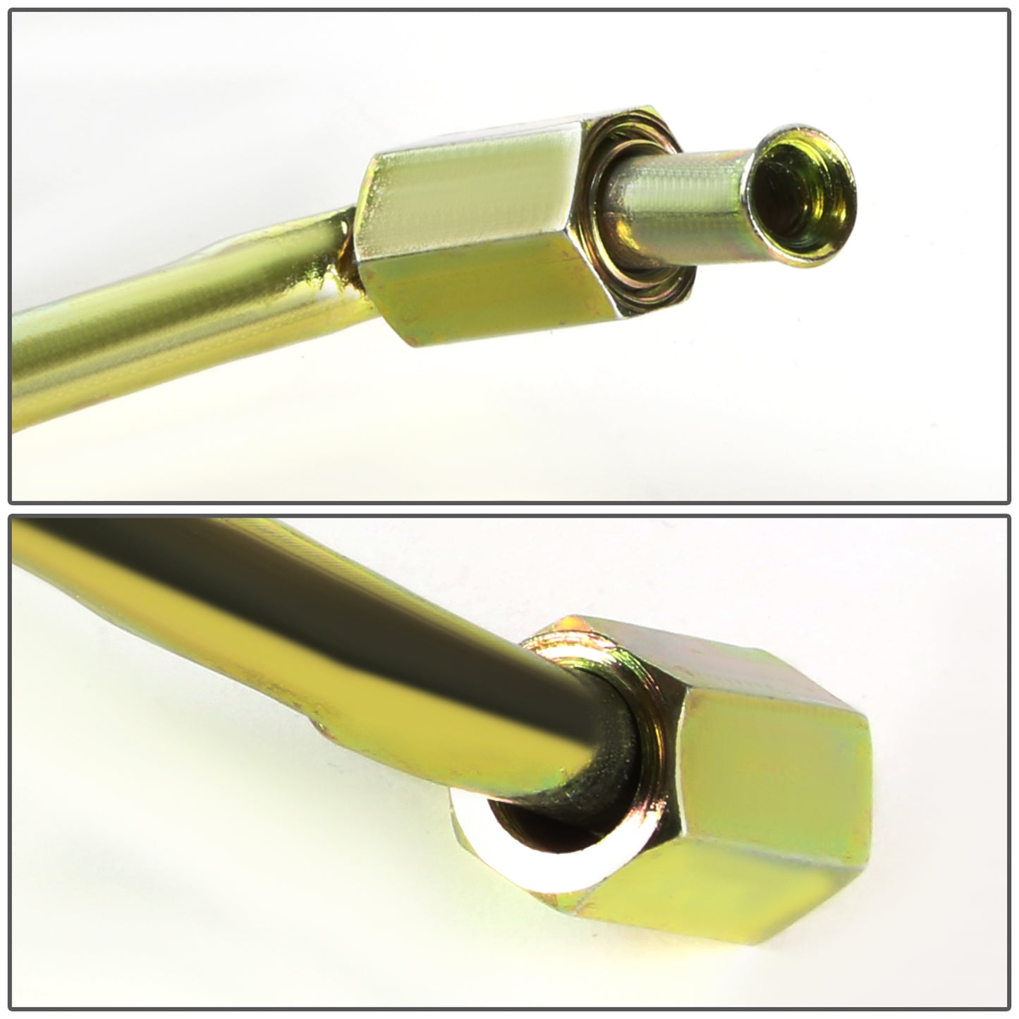 BURRERA TRASERA 90 DEGREE ON BOTH ENDS - W/ FITTINGS - 4AN