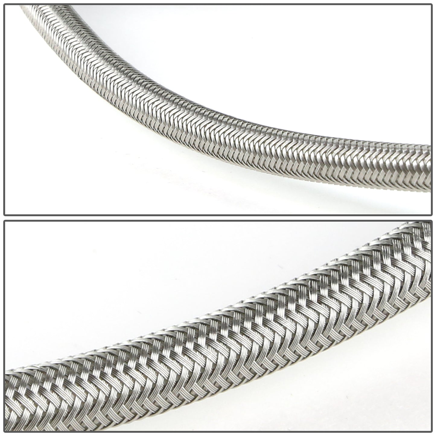 BURRERA TRASERA 90 DEGREE ON BOTH ENDS - W/ FITTINGS - 4AN