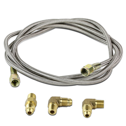 BURRERA TRASERA STRAIGHT ON BOTH ENDS - W/ FITTINGS - 4AN