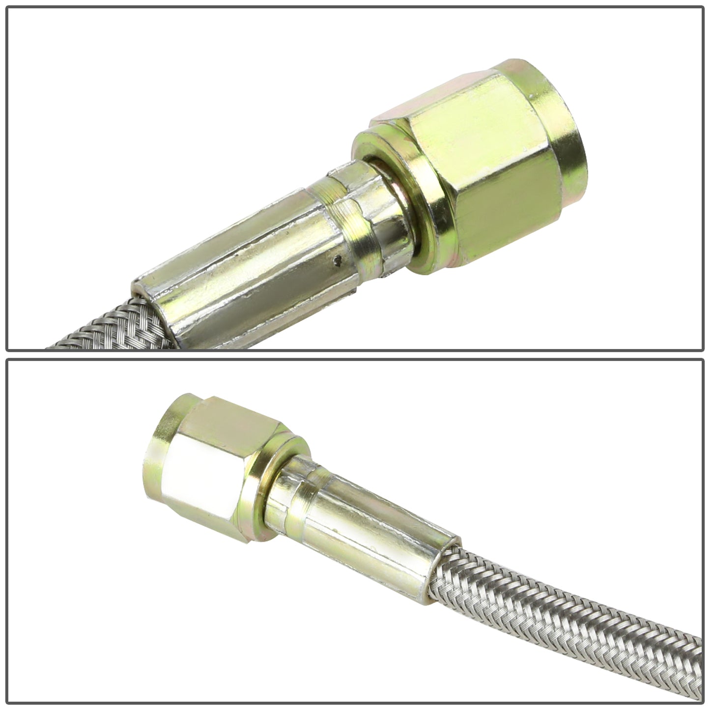 BURRERA TRASERA STRAIGHT ON BOTH ENDS - W/ FITTINGS - 4AN