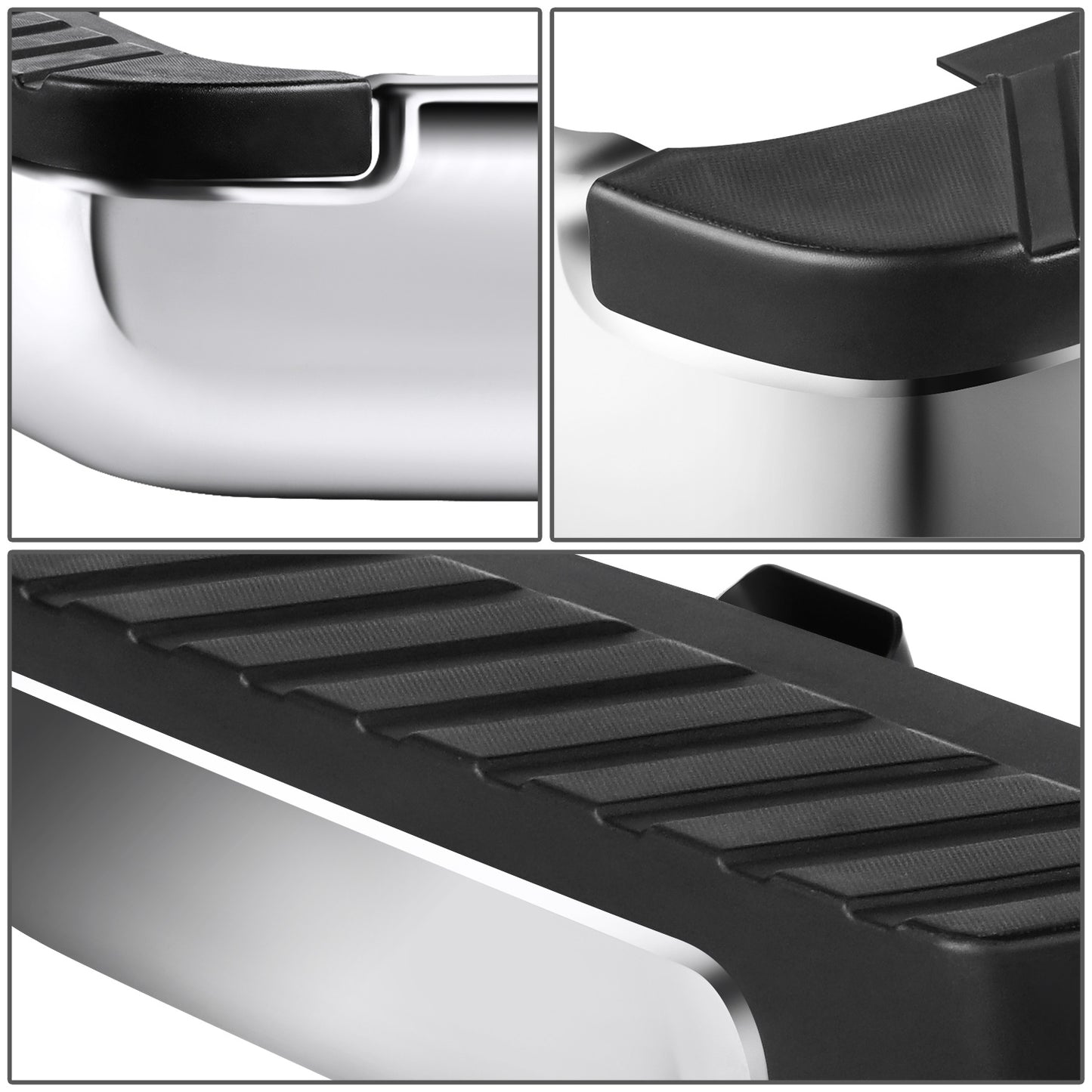 BURRERA TRASERA 09-14 FORD F-150 - FITS FLEETSIDE MODELS ONLY WITHOUT PARKING SENSOR HOLES & WITHOUT TOW PACKAGE - CHROME