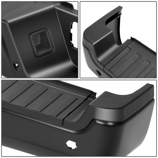 BURRERA TRASERA 17-22 FORD F-250 SUPER DUTY / 17-22 FORD F-350 SUPER DUTY - WITH PARKING ASSIST SENSOR HOLES - BLACK