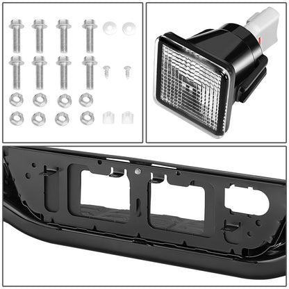 BURRERA TRASERA 16-23 TOYOTA TACOMA - WITH SENSOR HOLE - BLACK