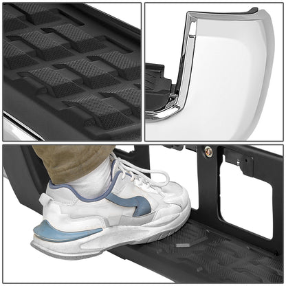 BURRERA TRASERA 16-23 TOYOTA TACOMA - WITHOUT SENSOR HOLE - CHROME