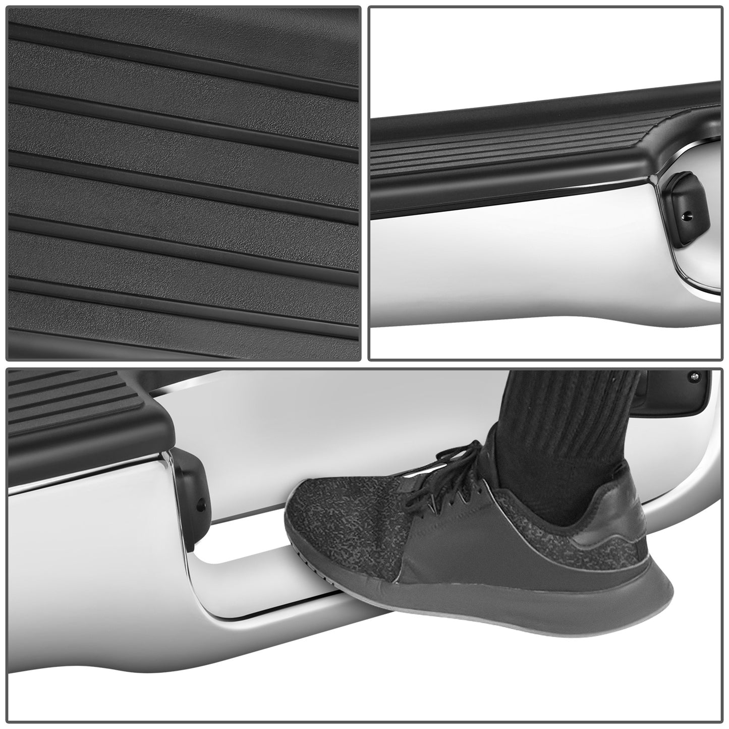 BURRERA TRASERA 95-04 TOYOTA TACOMA - CHROME