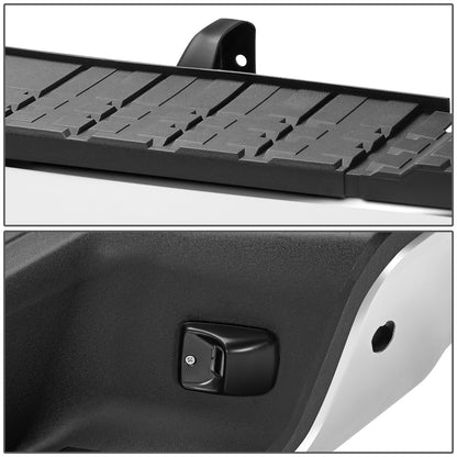 BURRERA TRASERA TOYOTA TUNDRA 2007-2013 - FITS MODELS WITH PARKING ASSIST - WITHOUT ROCK WARRIOR PACKAGE - CHROME