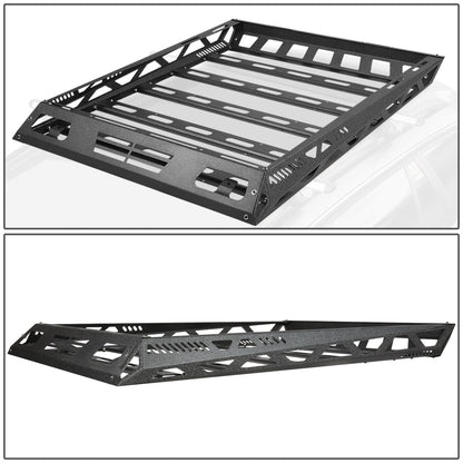 PORTAEQUIPAJE ROOF CARGO BASKET - FITS VEHICLES WITH FLAT CROSSBARS WITH 19-1/4" OR 29" SPACING (FRONT TO BACK) - 47'' W X 36'' L X 5" H - BLACK
