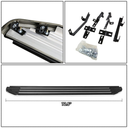 ESTRIBOS ALUMINUM - 6" - 08-13 TOYOTA HIGHLANDER - BLACK