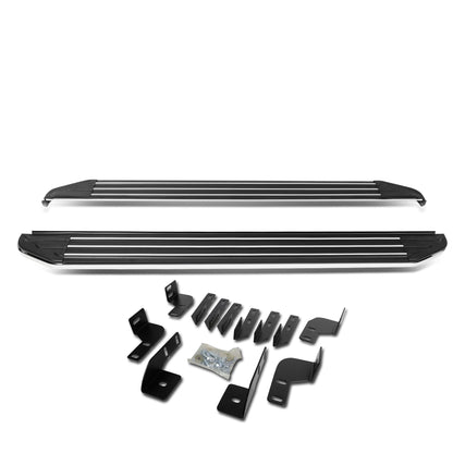 ESTRIBOS ALUMINUM - 6" - 07-16 JEEP WRANGLER JK 4-DOOR - BLACK