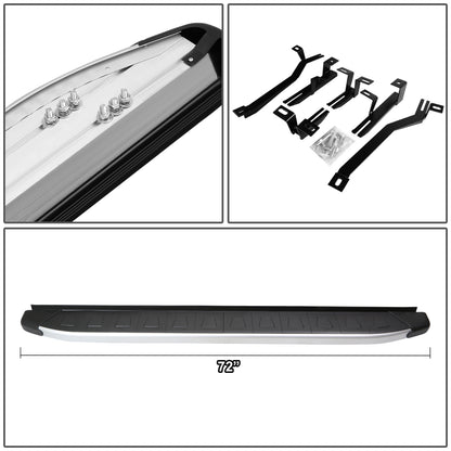 ESTRIBOS ALUMINUM - 6" - 08-13 TOYOTA HIGHLANDER - BLACK