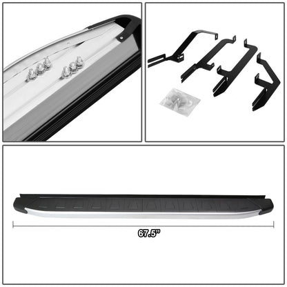 ESTRIBOS ALUMINM - 6" - 13-17 HYUNDAI SANTA FE - DOES NOT FIT XL MODELS - BLACK