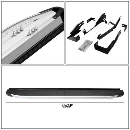 ESTRIBOS ALUMINUM - 5.75" - 10-15 HYUNDAI TUCSON - METALLIC / BLACK