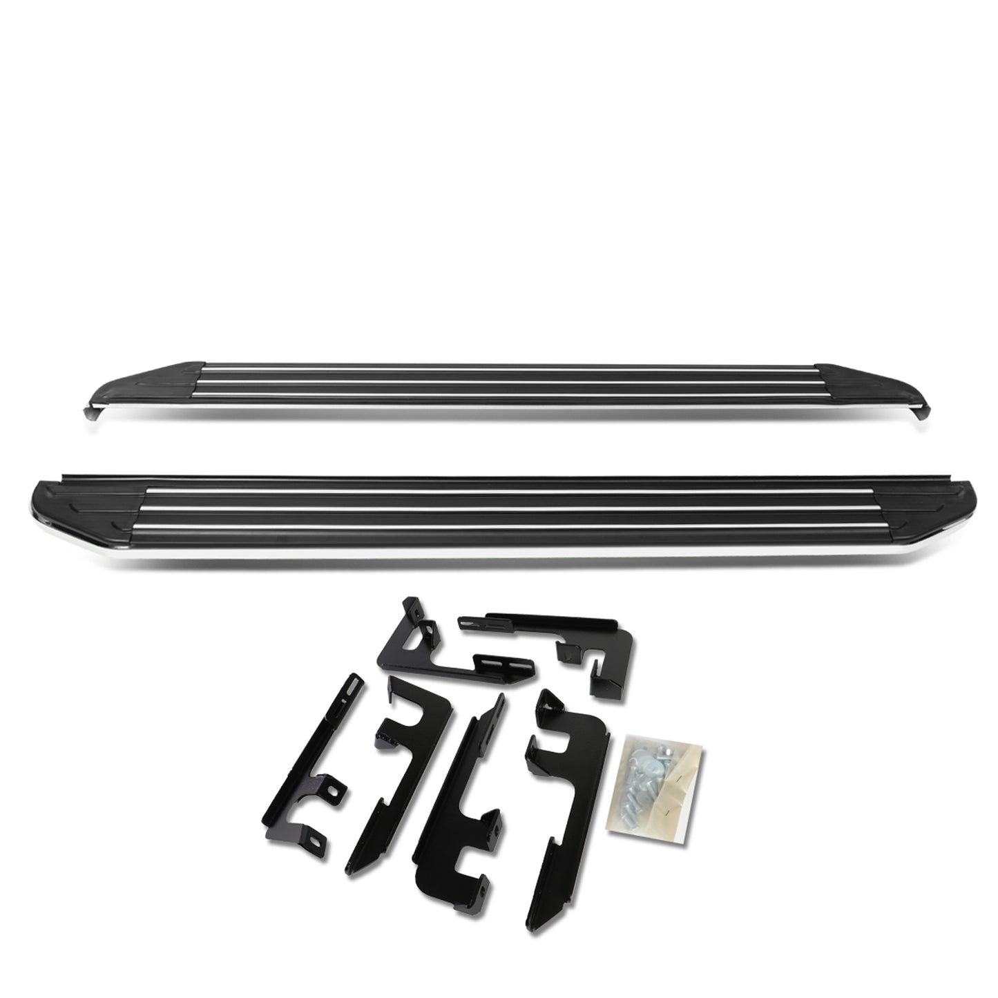 ESTRIBOS ALUMINUM - 5.5" - 16-18 HONDA PILOT - METALLIC / BLACK