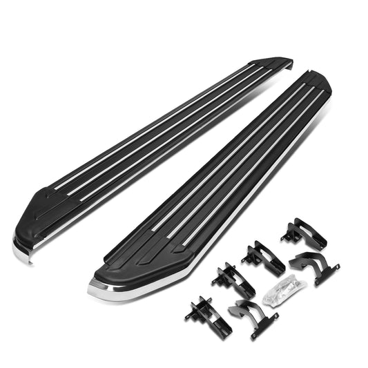 ESTRIBOS ALUMINUM - 5.5" - 11-19 JEEP GRAND CHEROKEE / 11-18 DODGE DURANGO - METALLIC / BLACK