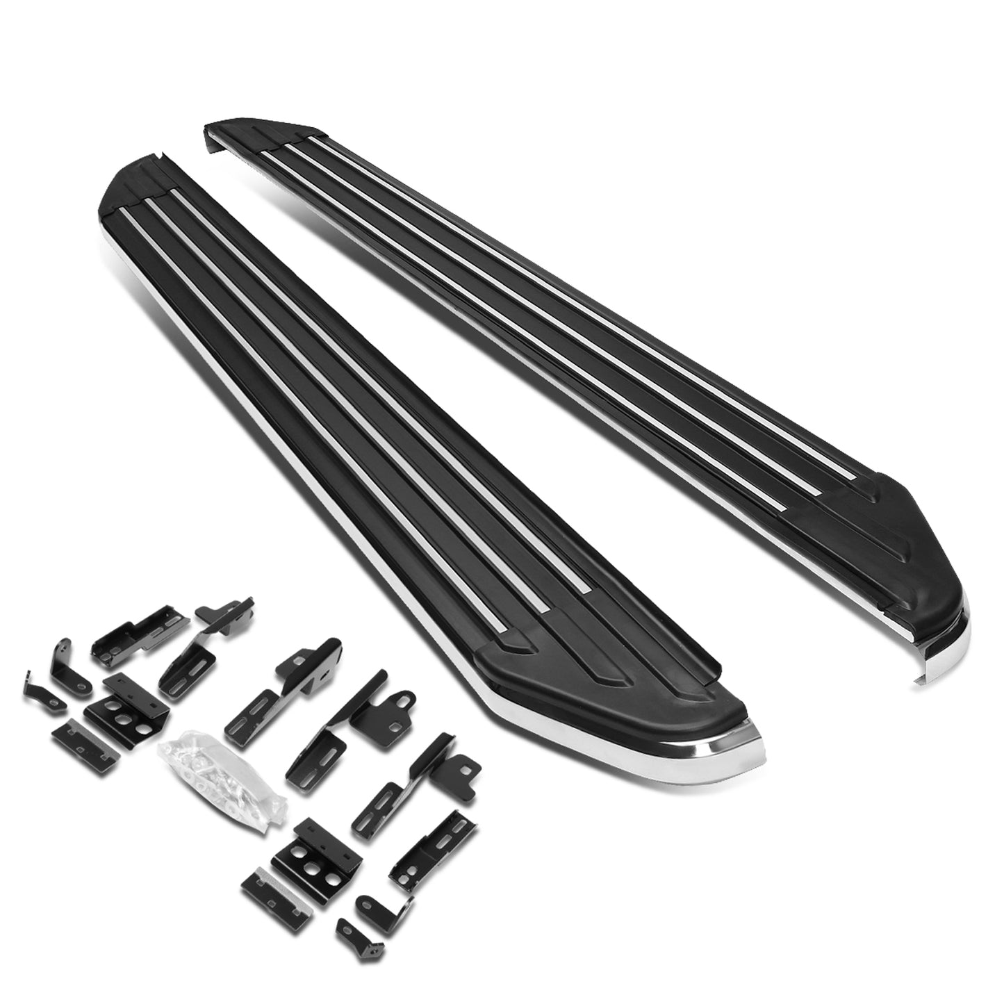 ESTRIBOS ALUMINUM - 5.5" - 11-19 FORD EXPLORER - METALLIC / BLACK