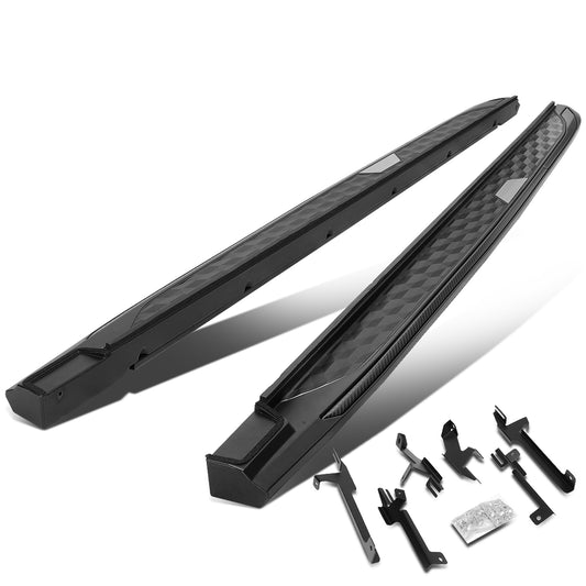 ESTRIBOS ALUMINUM - 5.5" - 19-20 TOYOTA RAV4 - BLACK / CARBON FIBER TRIM