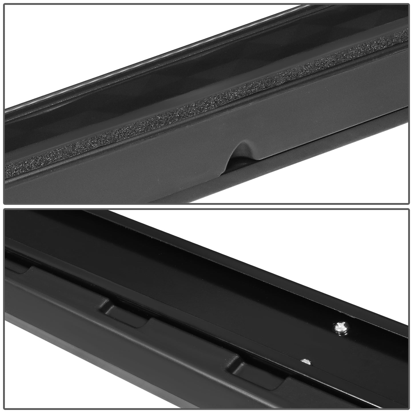 ESTRIBOS ALUMINUM - 5.5" - 19-20 TOYOTA RAV4 - BLACK / CARBON FIBER TRIM