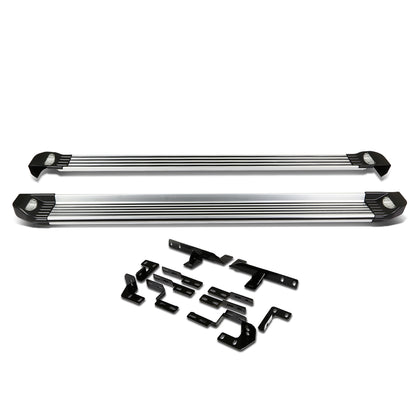 ESTRIBOS ALUMINUM - 08-13 TOYOTA HIGHLANDER - W/ LIGHTS - BLACK
