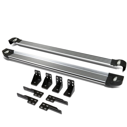 ESTRIBOS ALUMINUM - 06-12 TOYOTA RAV4 - W/ LIGHTS - BLACK
