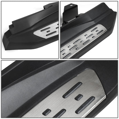 ESTRIBOS ALUMINUM - 3.5" - 14-16 TOYOTA HIGHLANDER - OE STYLE - METALLIC / BLACK